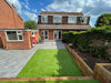 Patio, Sleeper Walls, Stairs & Artificial Grass Installation – Leatherhead (KT22)