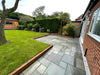 Patio, Fencing, Sleeper Walls, Turfing & New Summer House Installation – Reigate (RH2)