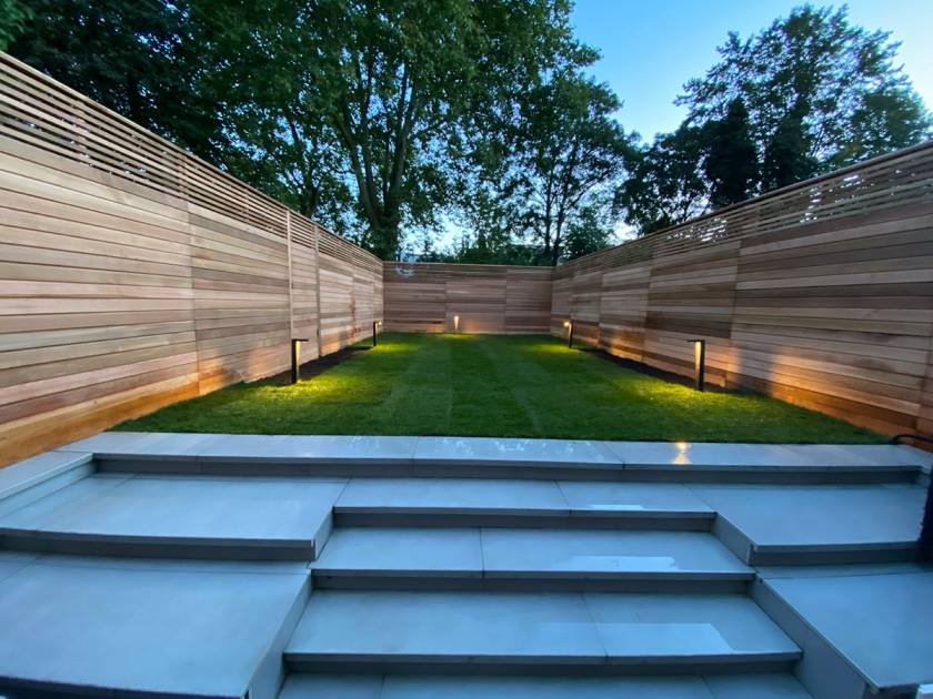 Patio, Fencing & Turfing installation job completed in Sutton (SM2)