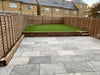 Patio, Sleeper Wall, Stairs & Artificial Grass Installation – New Malden (KT3)